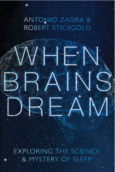 Front cover of "When Brains Dream" book.